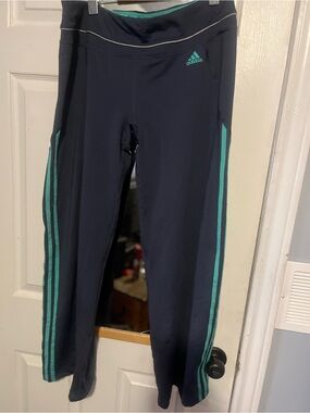 Size XL Adidas Climalite Yoga Pants, Flared Leg